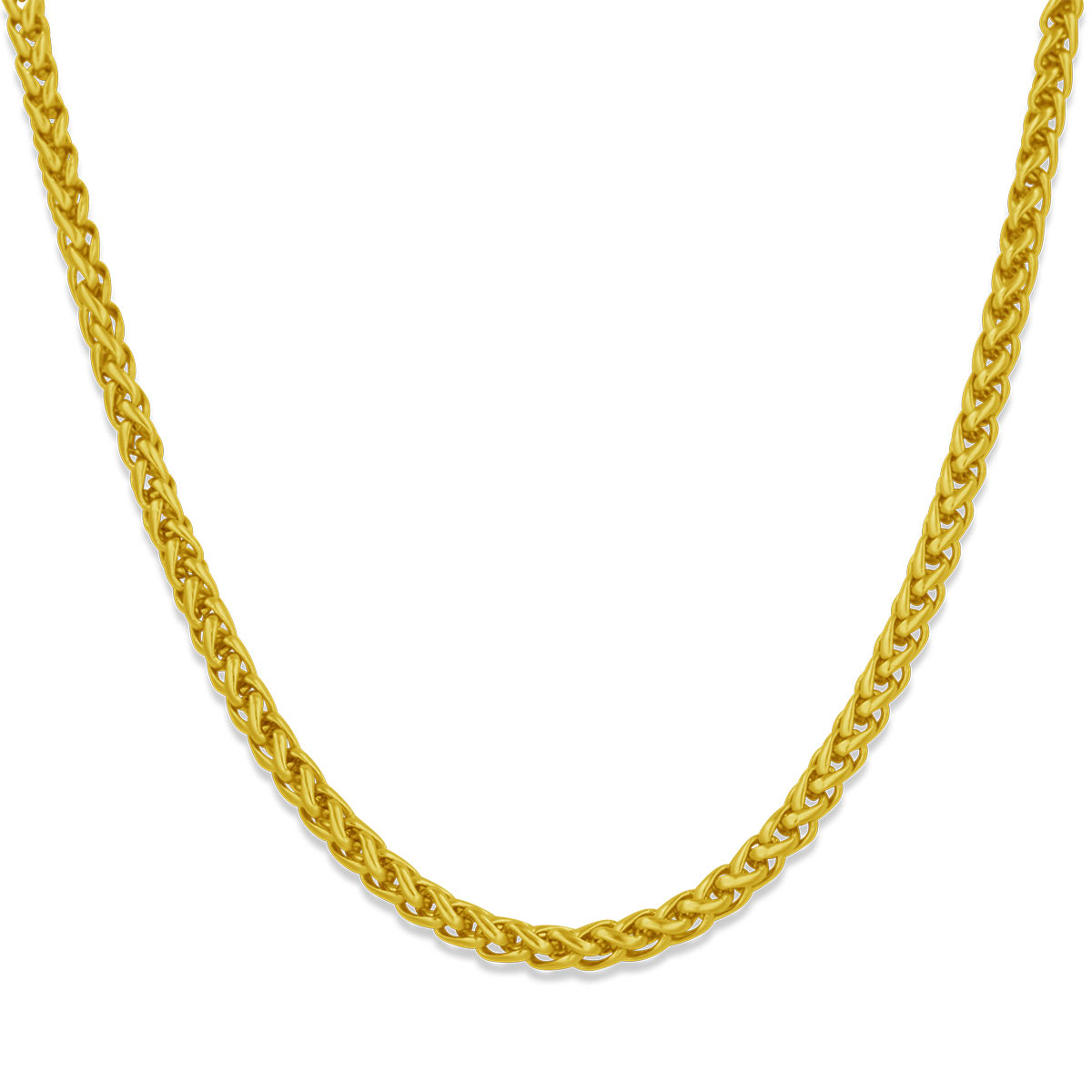 Soleil Chain Gold 4MM Αλυσίδα λαιμού από ανοξείδωτο ατσάλι 316L